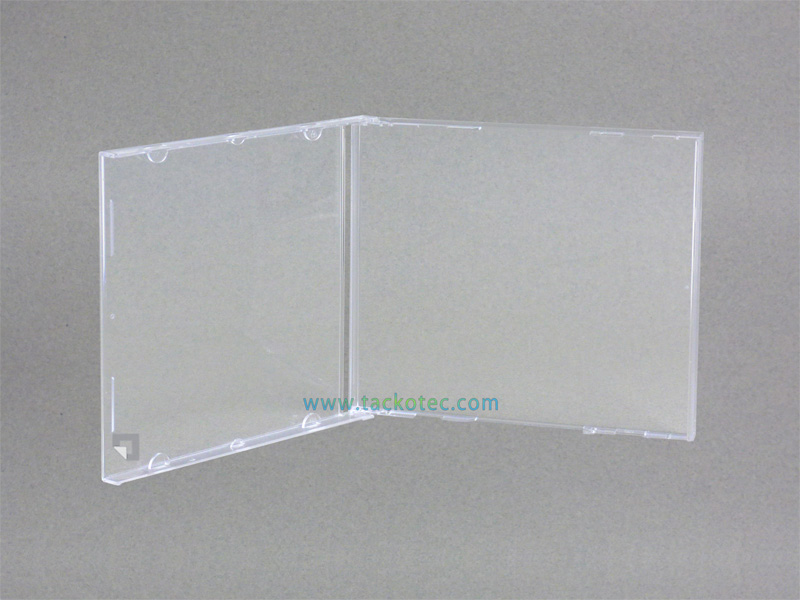 boitier CD standard transparent sans plateau