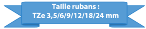 ruban pour titreuse et étiqueteuse