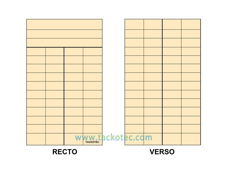 Fiches de prêt en Bristol, beige