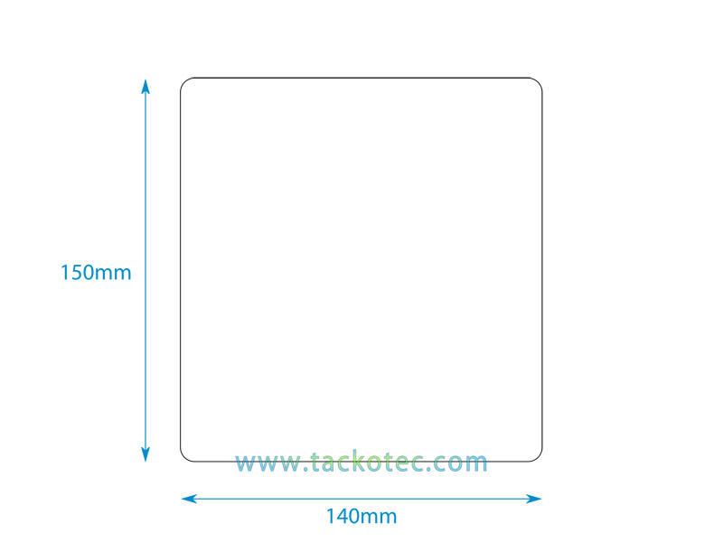 plastique rigide, blanc, brillant, sans onglets