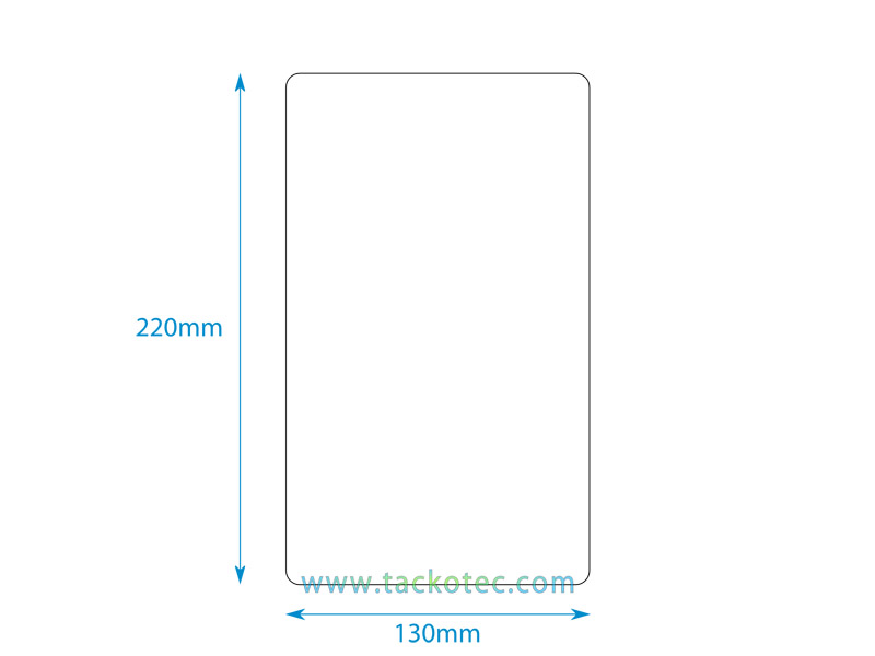Plastique rigide, brillant, blanc