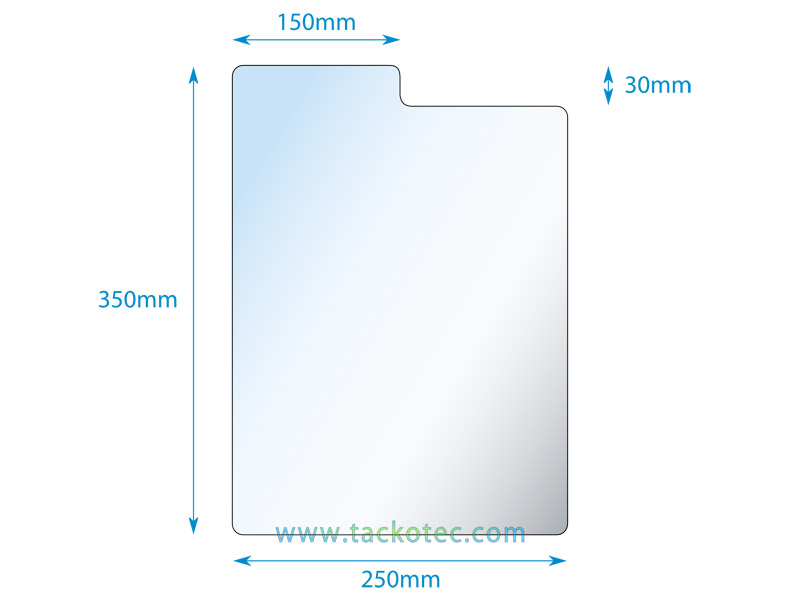 Plastique rigide, avec onglet, transparent