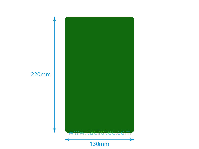 Plastique expansé, vert mat