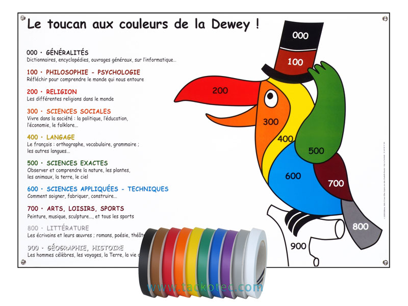 Toucan aux couleurs de DEWEY