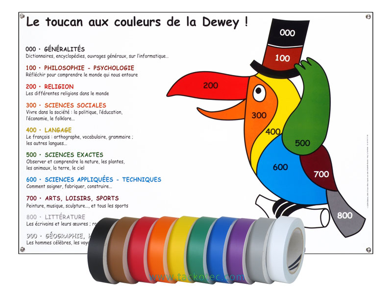 Toucan aux couleurs de DEWEY