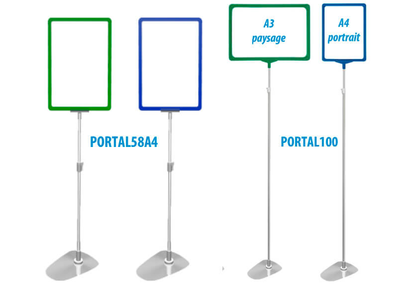 porte affiche multifonction