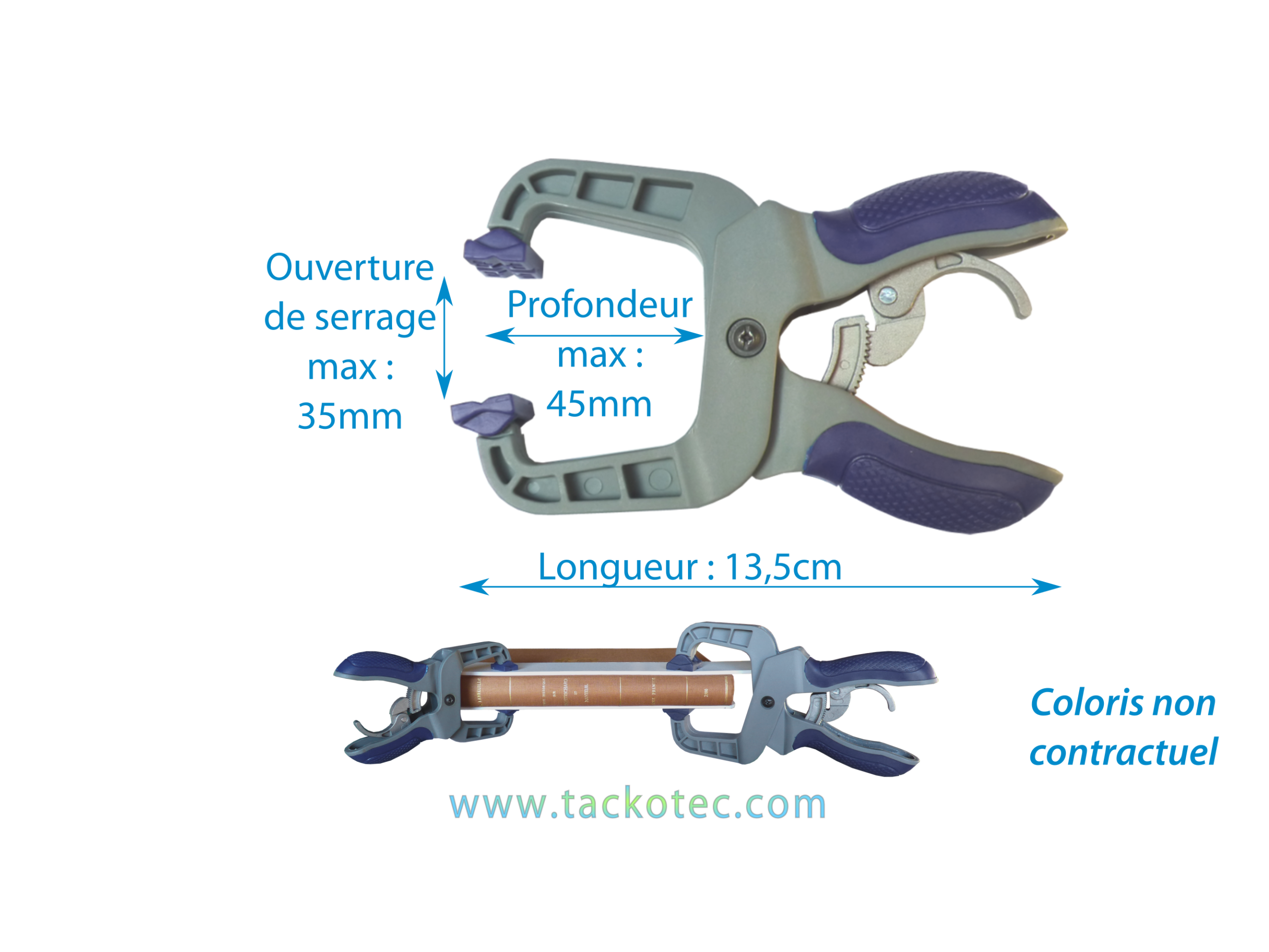 Pince de serrage 35mm