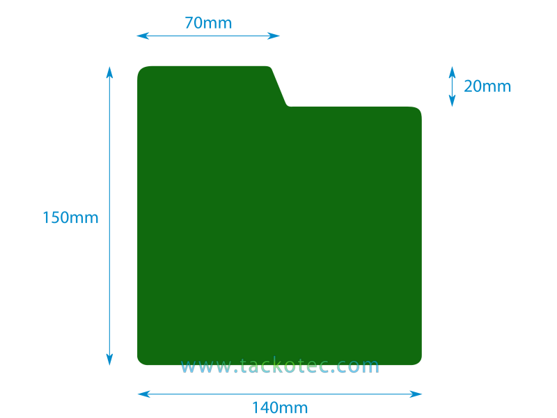 Plastique expansé, vert, épaisseur 3mm