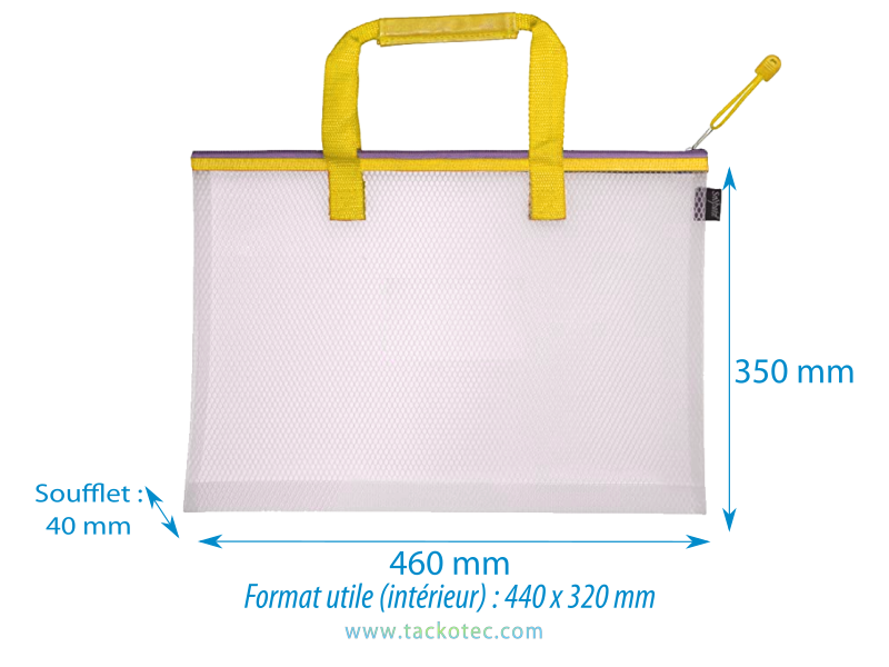 Pochette EVA, format A3, jaune