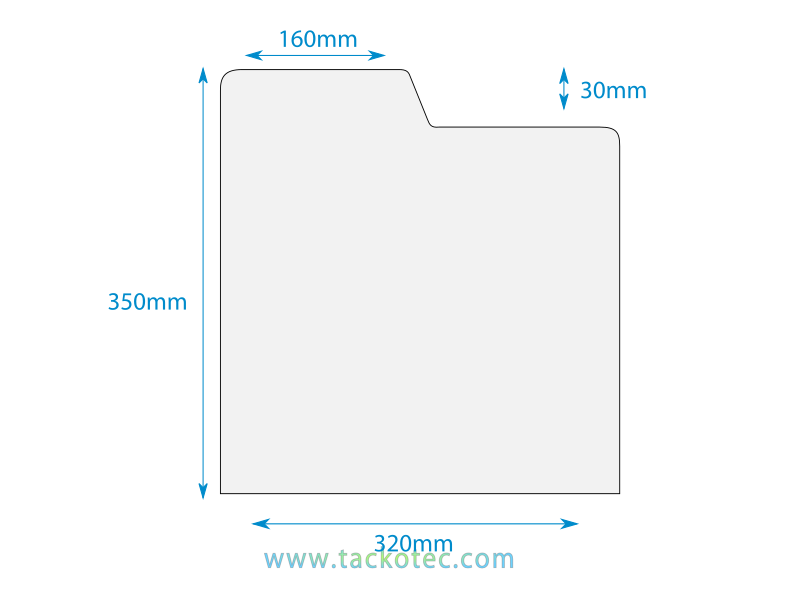 Intercalaire de séparation vinyle 33T blanc