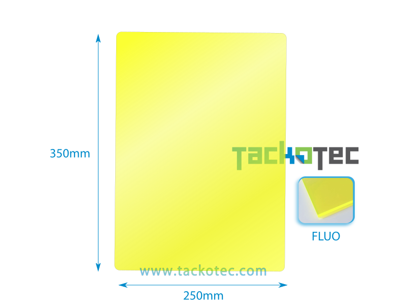 Intercalaire couleur jaune fluo pour bd sans onglet