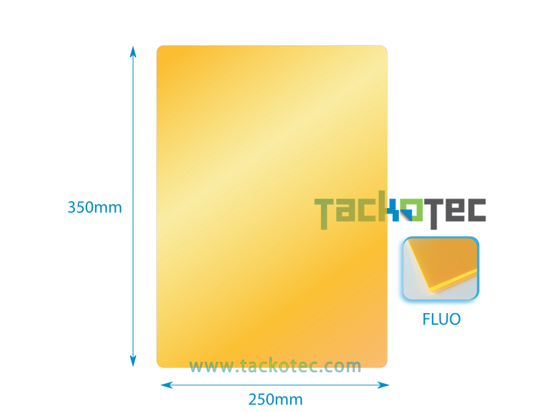 Intercalaire couleur orange fluo pour bd sans onglet