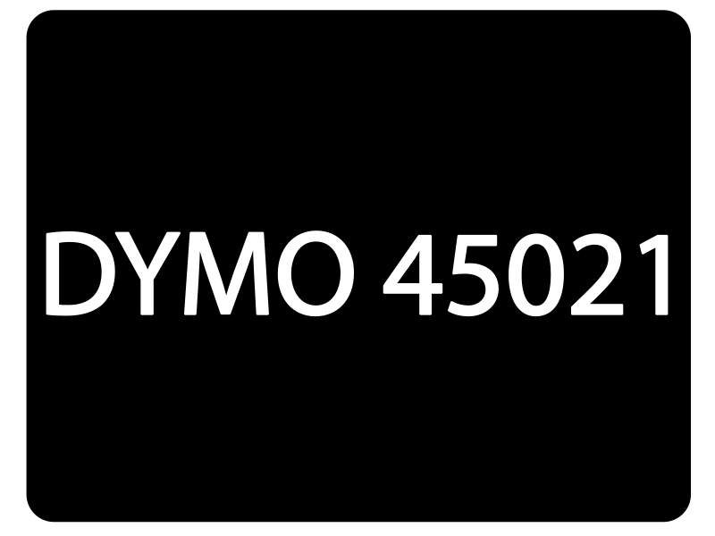 Ruban Dymo 12mm blanc / noir