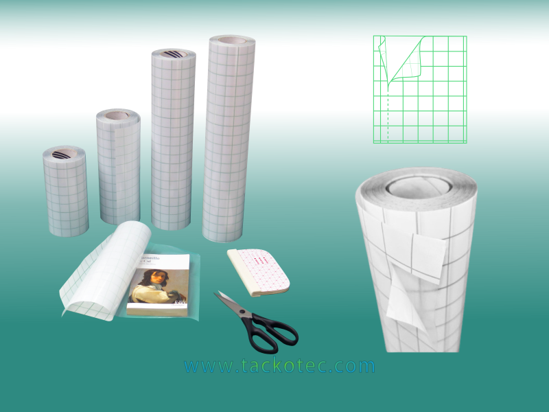 PVC adhésif 70µm enlevable (semi-différé) avec prédécoupe