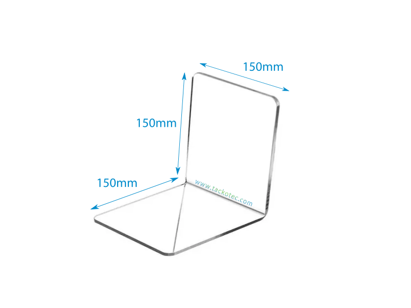 Serre-livres en plexiglas 150 x 150 x 150mm