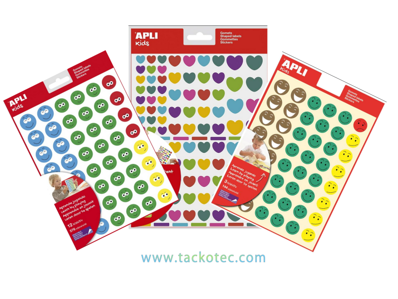Gommettes adhésives enlevables Apli