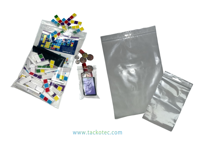 Pochettes zip en plastique, sachet zip