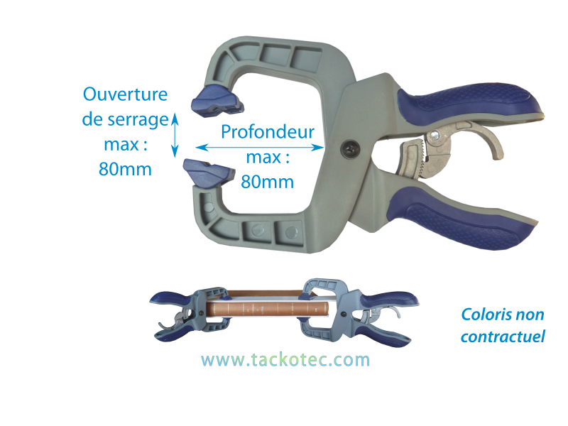 Pince de serrage 80mm