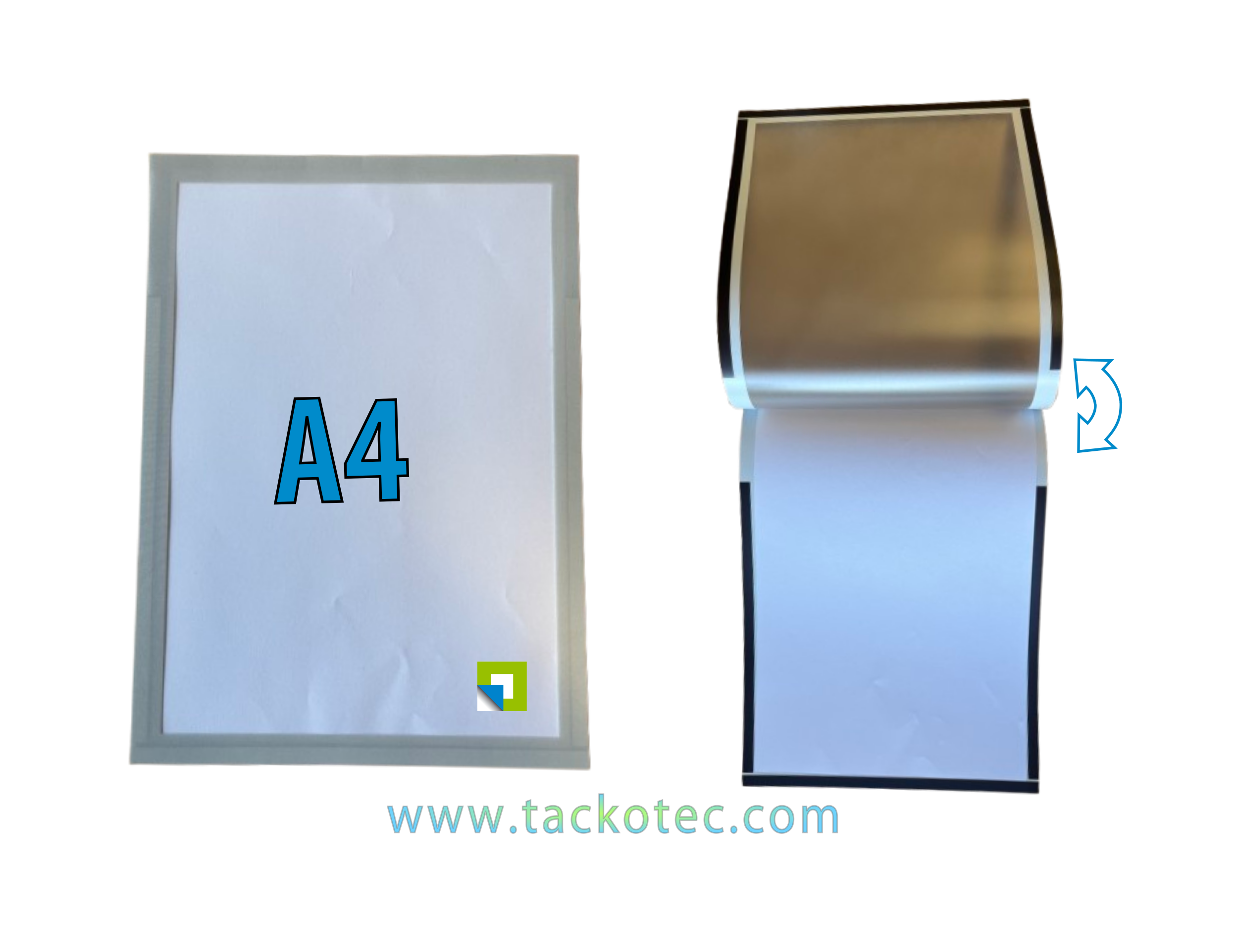Pochette porte affiche A4 transparente