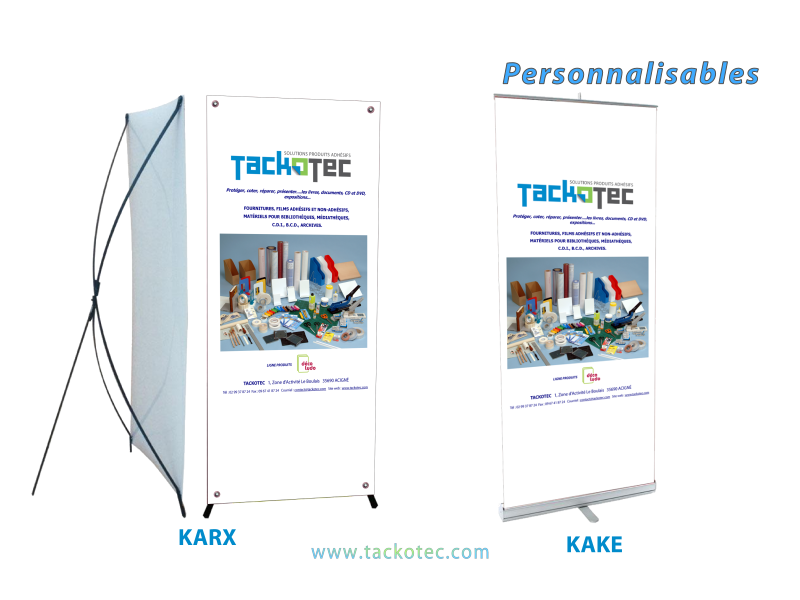 Kakemonos, support d'information