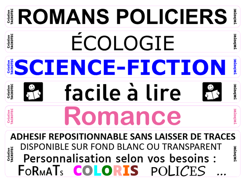 Étiquettes adhésives repositionnables gudy